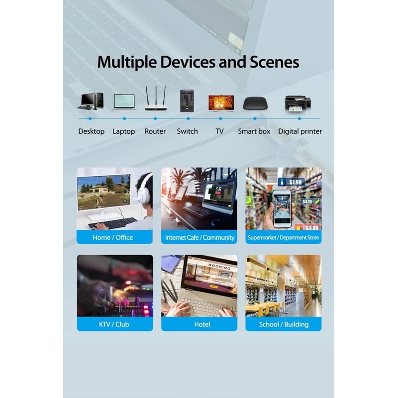 Ethernet Cable Super Speed Patch LAN Network Cable 5