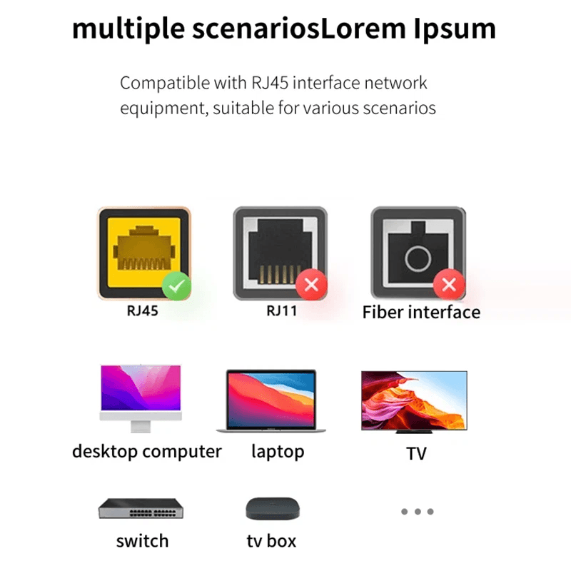 Ethernet Cable Super Speed Patch LAN Network Cable 17