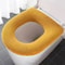 Winter Warm Toilet Seat Cover Soft Washable OShape Bidet Bathroom Mat 5