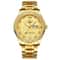 Luxury Gold Mens Watch Waterproof Stainless Steel Quartz Analog Watch Classic Business Dress Timepi 1