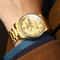Luxury Gold Mens Watch Waterproof Stainless Steel Quartz Analog Watch Classic Business Dress Timepi 4