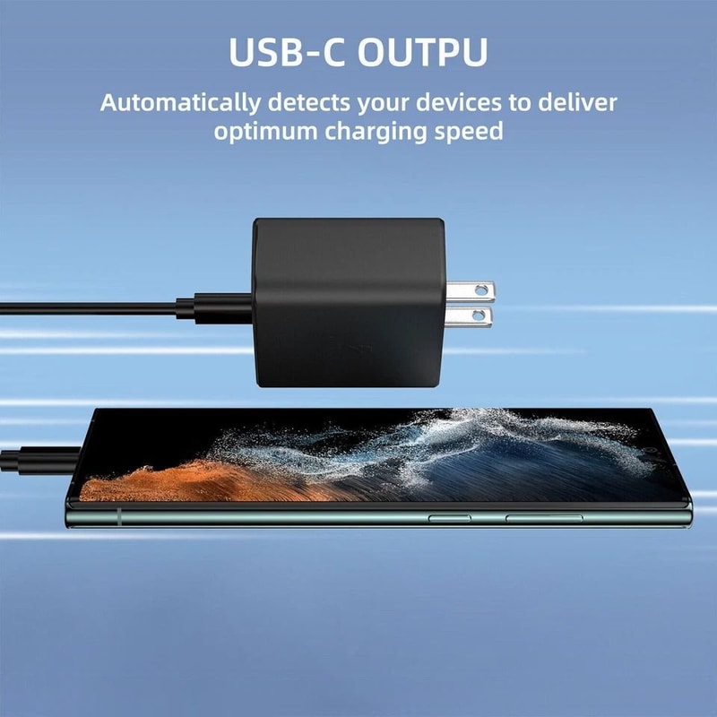 USBC Super Fast Wall Charger With Cable For Samsung Galaxy 5