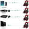 LED Gaming Headset With Stereo Bass For PC Xbox One Comfortable Surround Sound 8