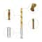 HSS Titanium Coated Twist Drill Bit Set With Quick Release Hex Shank For Metal Wood 3