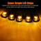 Amber LED Roof Top Cab Marker Lights Kit For Ford 1