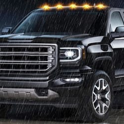 amber led roof top cab marker lights kit for ford