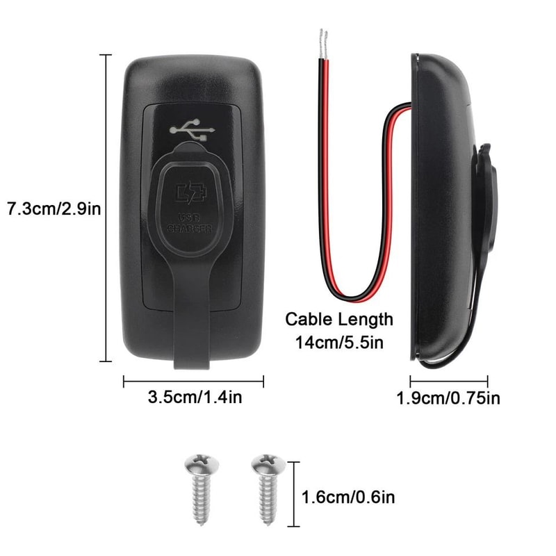 12V24V Dual USB PD Fast Charger Power Outlet For Cars RVs Boats 3