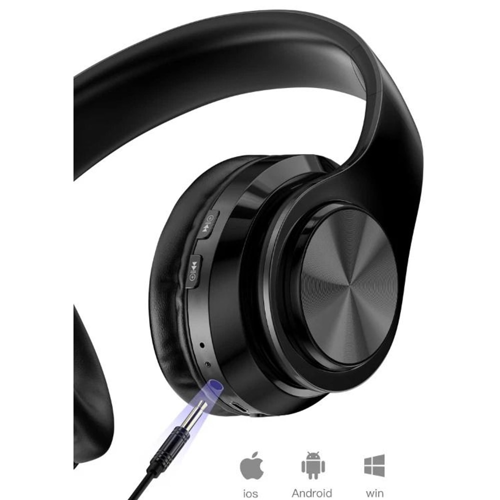 Super Bass Wireless Bluetooth Headphones Foldable Stereo Earphones With Mic For Clear Calls Immers 5