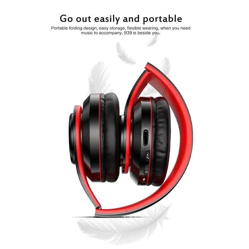 Super Bass Wireless Bluetooth Headphones Foldable Stereo Earphones With Mic For Clear Calls Immers 8