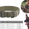 Heavy Duty Tactical Dog Collar For Large Breeds MilitaryGrade K9 Collar With Metal Buckle 3