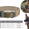 Heavy Duty Tactical Dog Collar For Large Breeds MilitaryGrade K9 Collar With Metal Buckle 2
