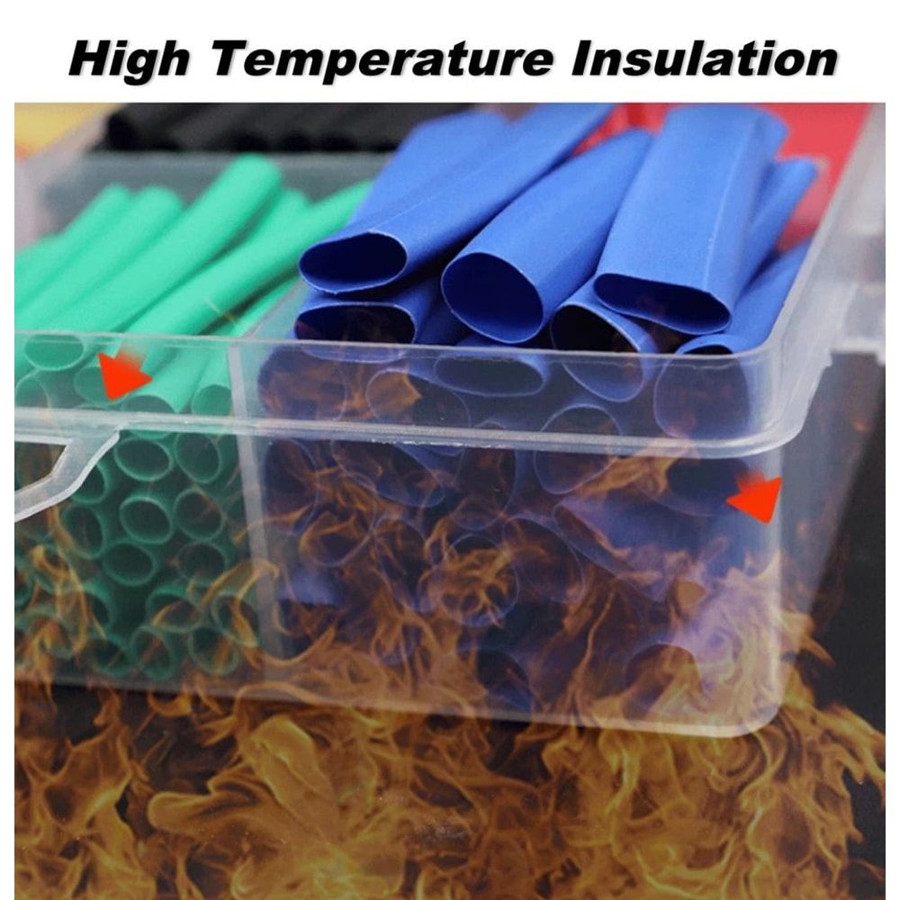 Heat Shrink Tubing Insulation Shrinkable Tube Wire Cable Sleeve With Box 2