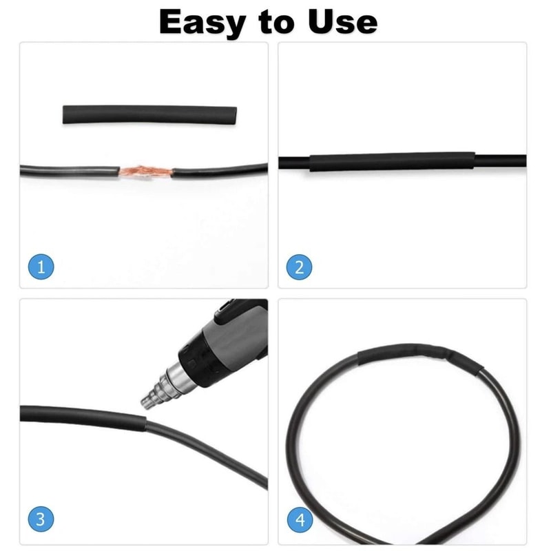 Heat Shrink Tubing Insulation Shrinkable Tube Wire Cable Sleeve With Box 5