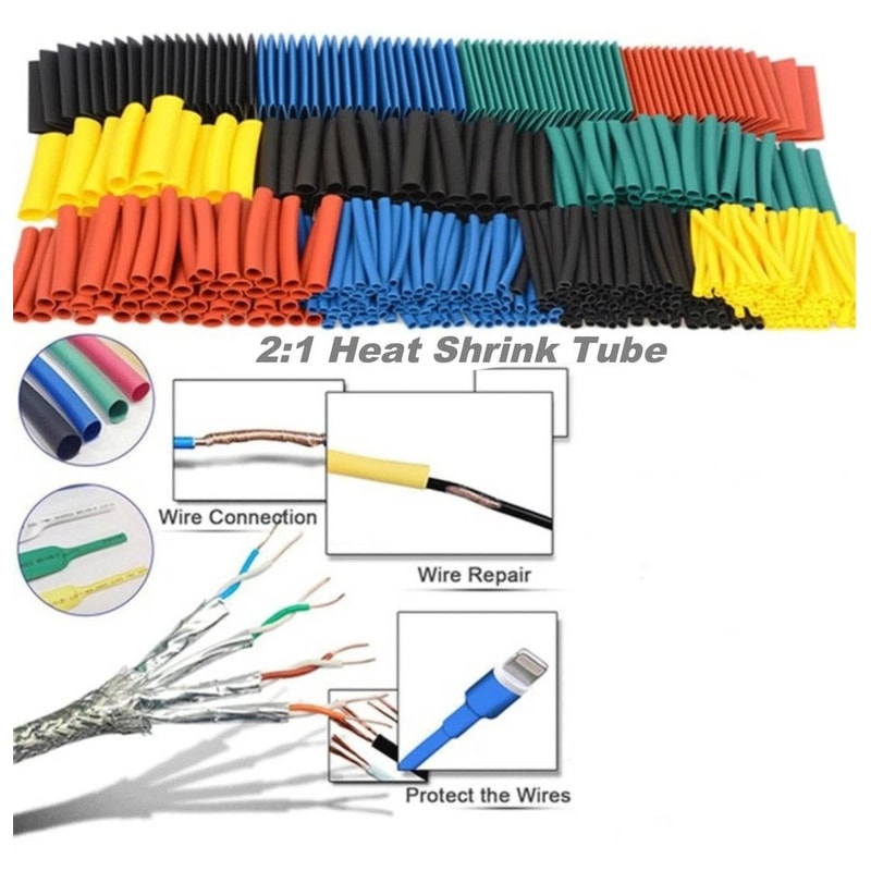 Heat Shrink Tubing Insulation Shrinkable Tube Wire Cable Sleeve With Box 6