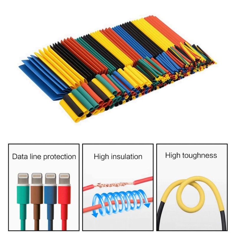 Heat Shrink Tubing Insulation Shrinkable Tube Wire Cable Sleeve With Box 7