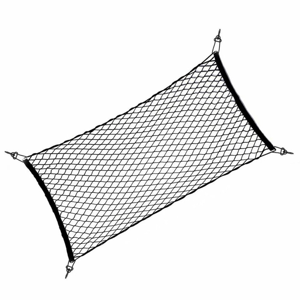 Universal Car Rear Cargo Net Organizer Stretchable Nylon Mesh For Trunk SUV 5