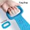 Silicone Bath Brush DualSided Exfoliating Scrubber For Body Wash Back 5