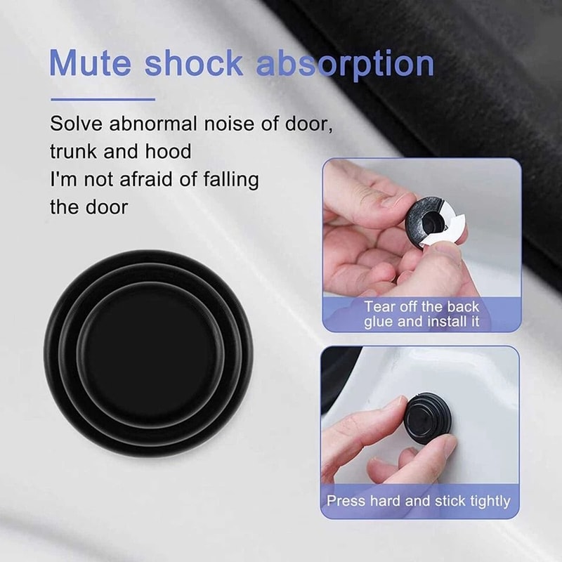 Premium Car Door Shock Absorber Silicone Pad For Silent Closing 3