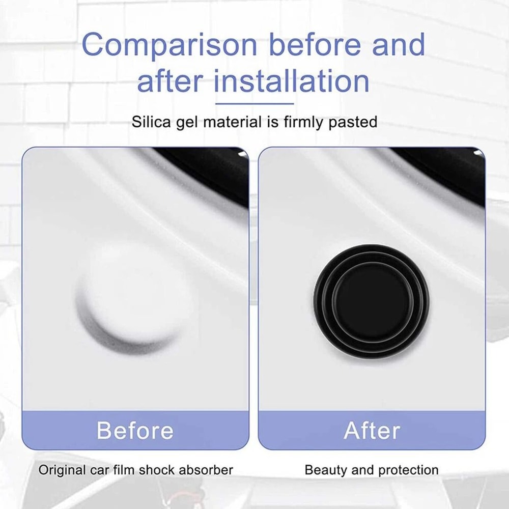 Premium Car Door Shock Absorber Silicone Pad For Silent Closing 4