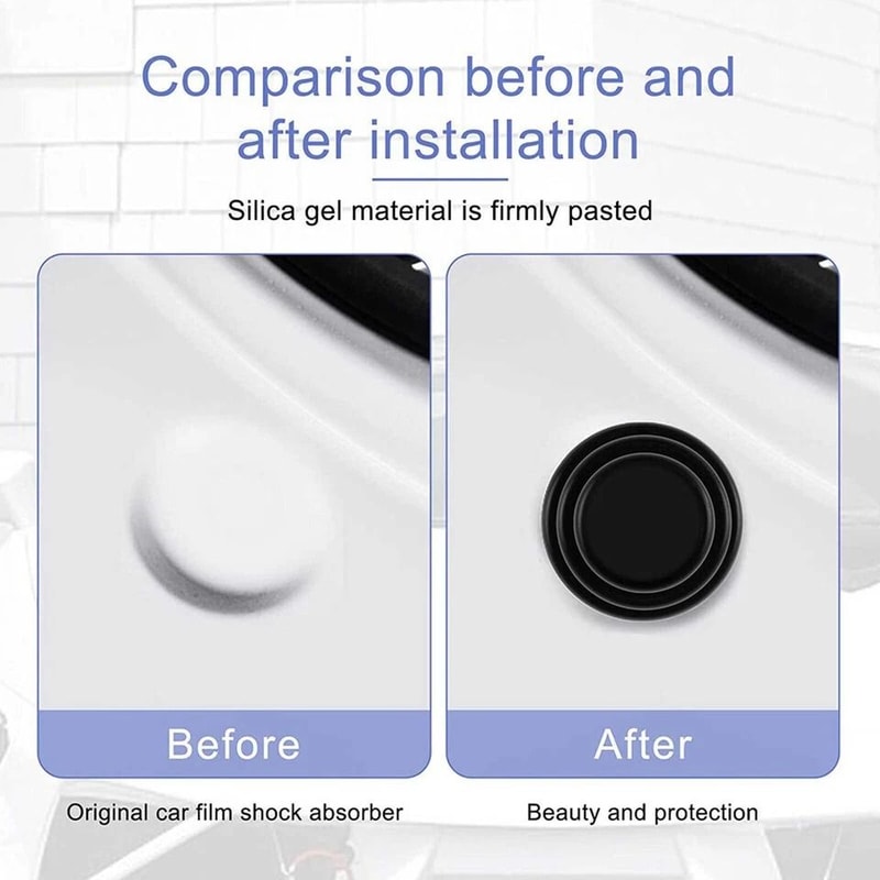 Premium Car Door Shock Absorber Silicone Pad For Silent Closing 4