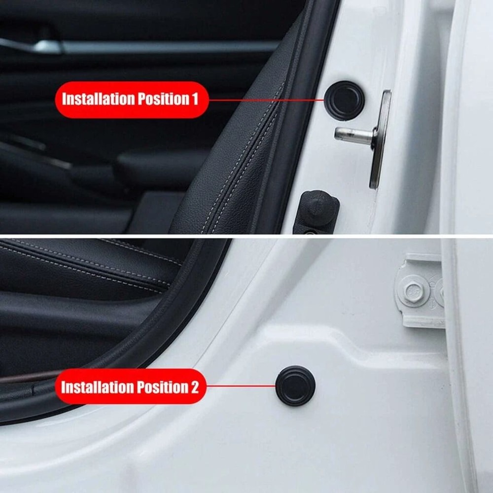 Premium Car Door Shock Absorber Silicone Pad For Silent Closing 9