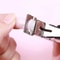 Acrylic Nail Tip Cutter With Spring Pink Handle Perfect For Manicure And False Nail Clipping 3