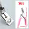 Acrylic Nail Tip Cutter With Spring Pink Handle Perfect For Manicure And False Nail Clipping 4