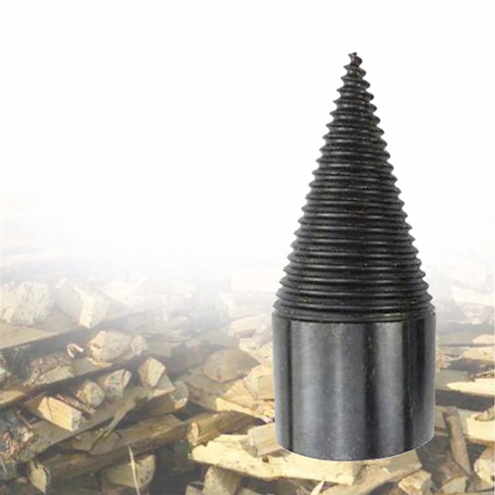 HighSpeed Twist Wood Splitter Drill Bit Firewood Screw Splitting Cone Driver For Easy Log Cutting 0