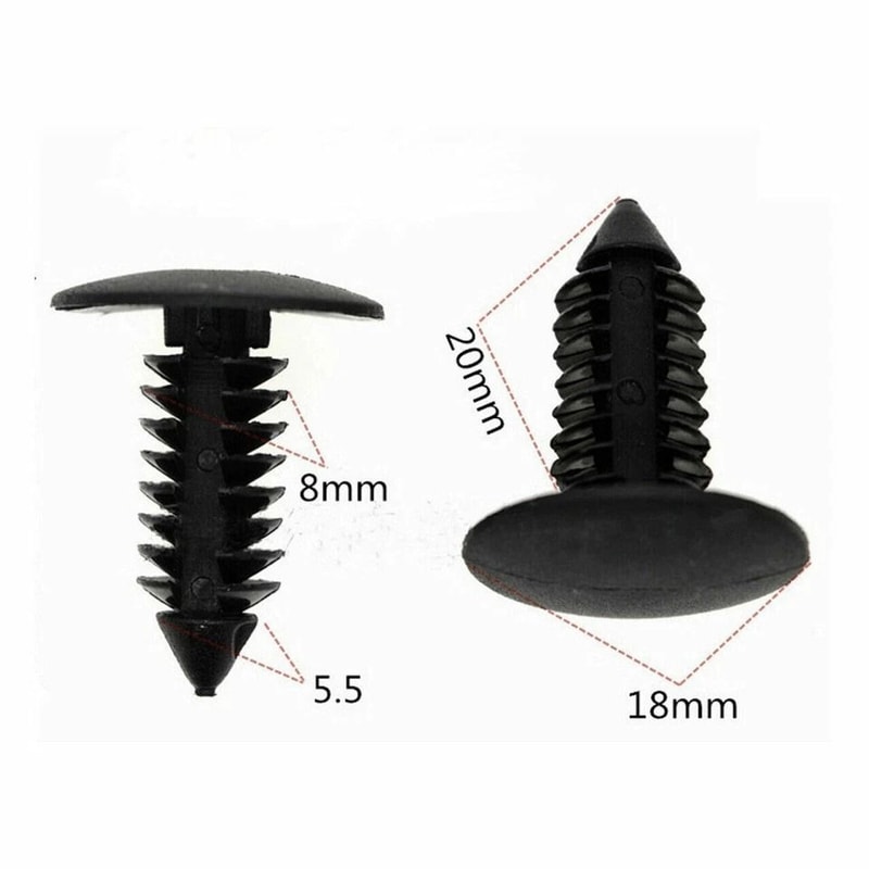HighQuality Bumper Clips For Car Fender Auto Plastic Rivets 3