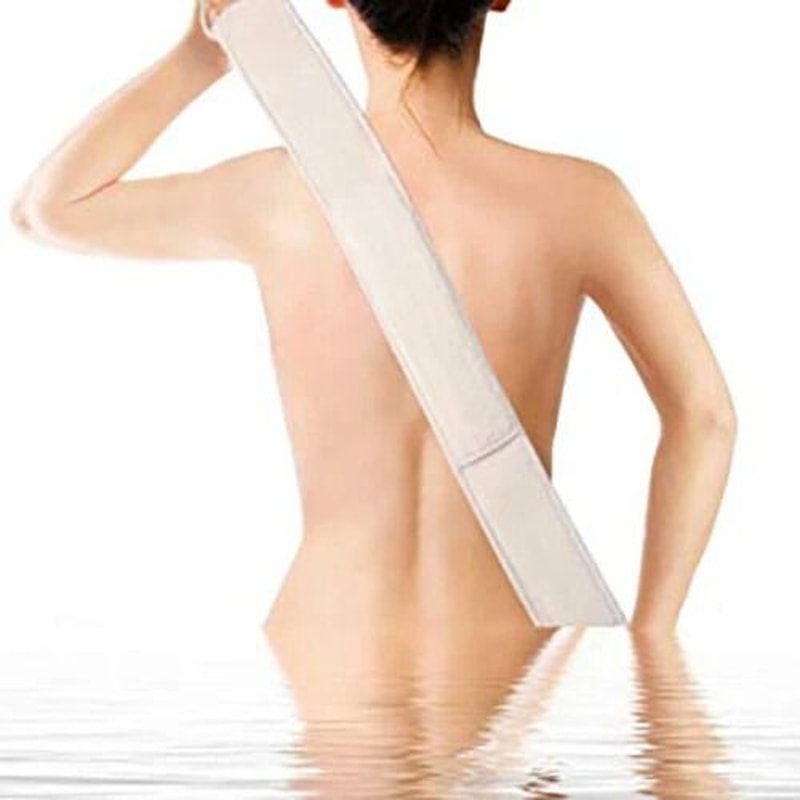 Soft Natural Sisal Fiber Back Strap Exfoliator Scrubber Spa Body Skin Brush For Smooth Glowing Skin 2