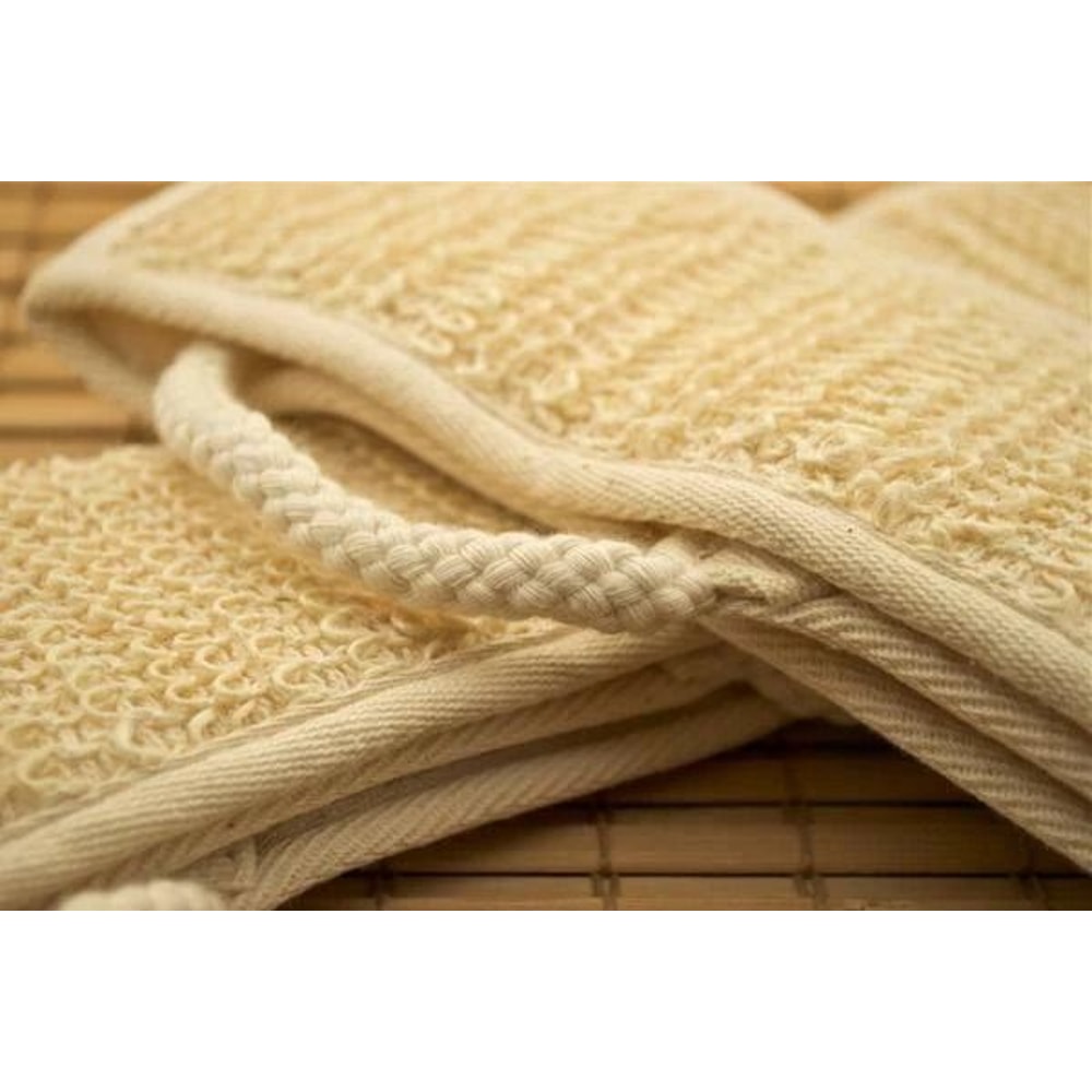 Soft Natural Sisal Fiber Back Strap Exfoliator Scrubber Spa Body Skin Brush For Smooth Glowing Skin 6