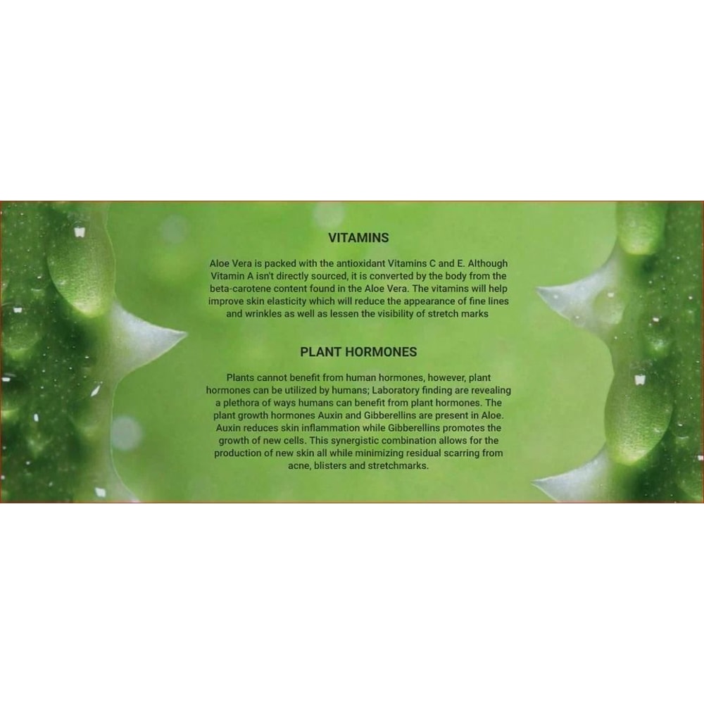 THE ONLY After Microdermabrasion Moisturizer Pure Organic Aloe Vera Gel Hydrating Healing Skincare 2