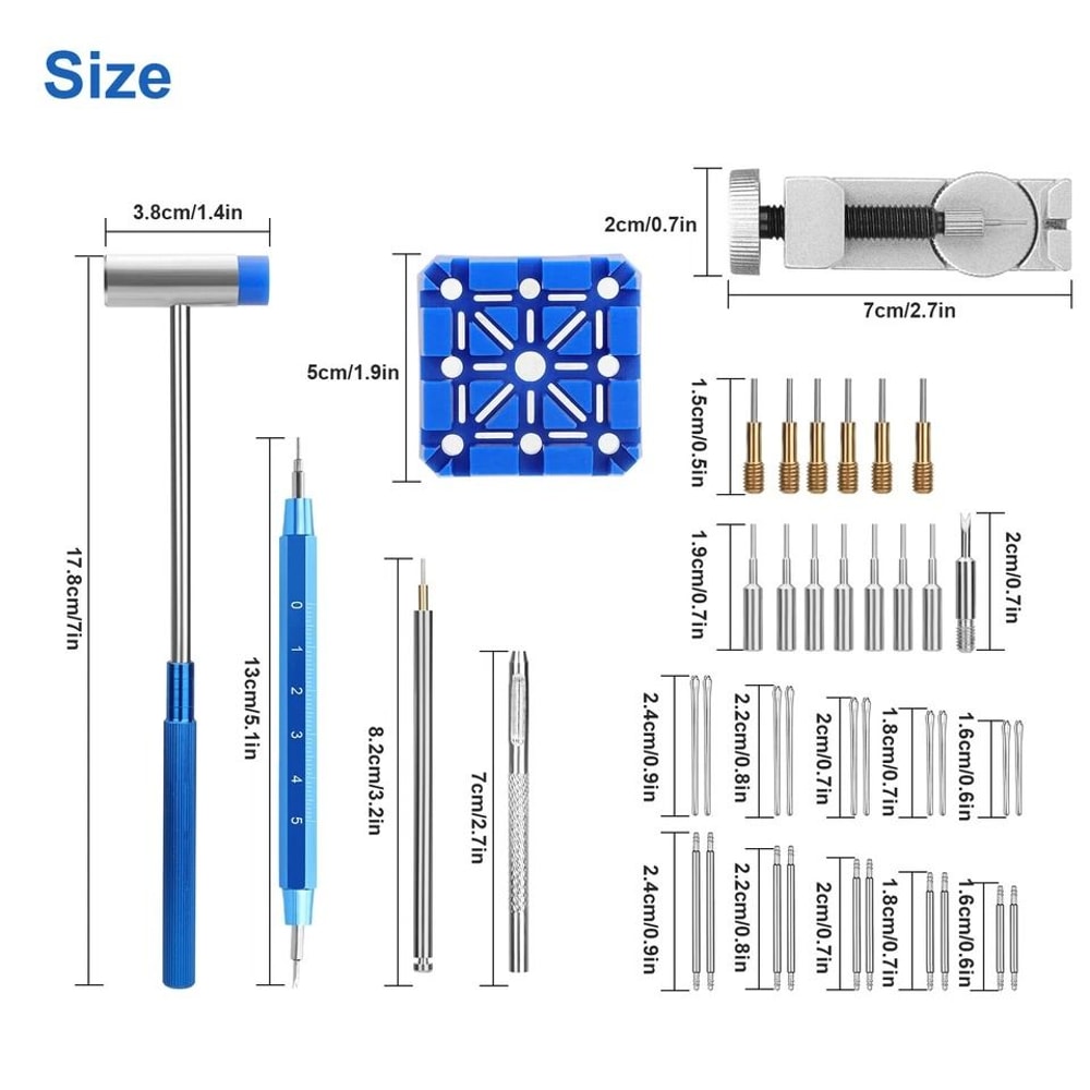Watch Band Repair Kit Spring Bar Tool Set For Watch Resizing And Strap Removal 1