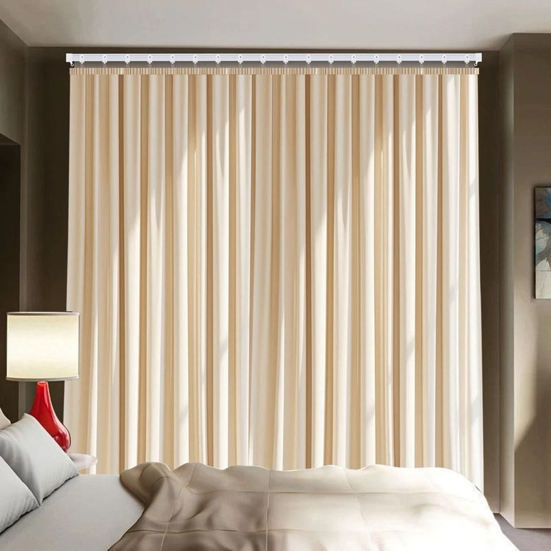 Flexible Ceiling Curtain Track System With Hooks And Brackets 5