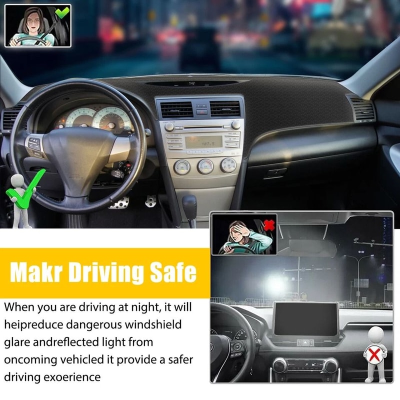 Dashmat AntiSlip Dashboard Cover Sun Protection Interior Pad 8