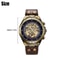 Luxury Mens Automatic Mechanical Watch With Retro Skeleton Dial And Leather Strap Elegant Design Fo 6