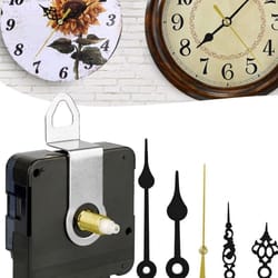 quartz wall clock movement mechanism diy replacement hands repair tool parts kit accurate & silent mechanism