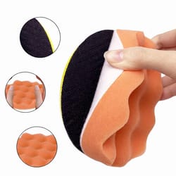 car buffing pads polishing sponge waxing foam polisher kit for drill, paint-safe pads