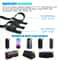 Portable Bluetooth Bike Speaker Mount With Adjustable Straps Handlebar Sound Bar Holder For Wireles 4