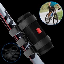 portable bluetooth bike speaker mount with adjustable straps handlebar sound bar holder for wireless speakers