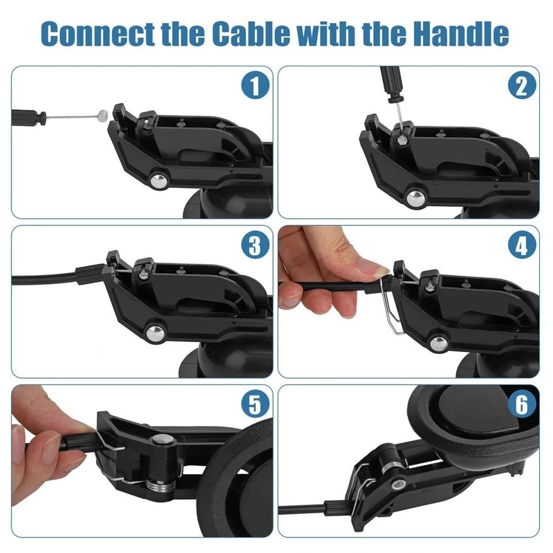 Universal Sofa Recliner Pull Handle Replacement With Cable For Reclining Chairs 4