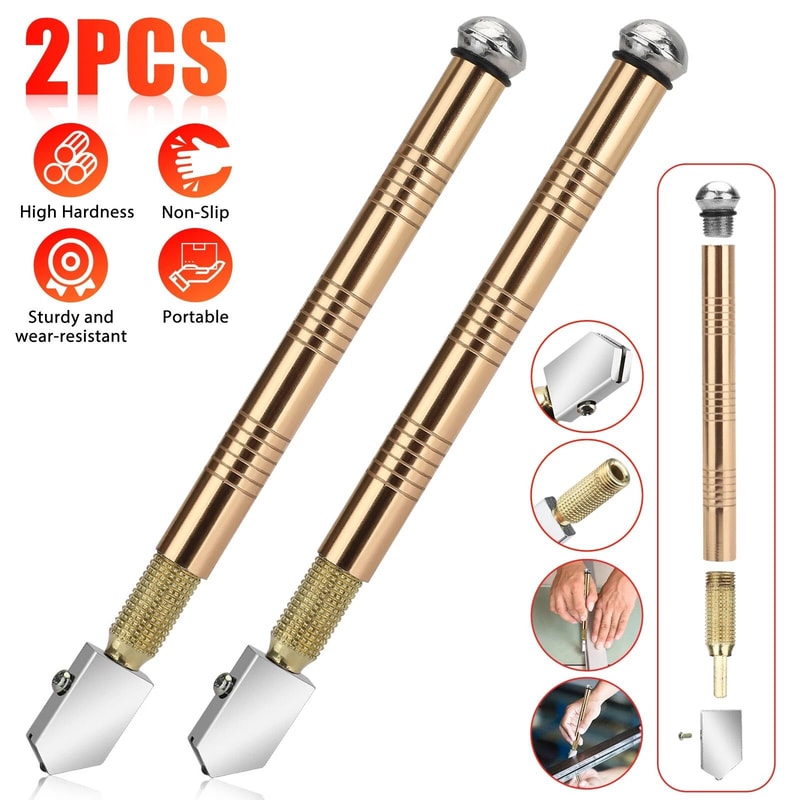 Professional Glass Cutter Precision AntiSkid Cutting Tools Durable Carbide Metal Ideal For DIY 5