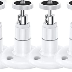 adjustable wall mount holder for arlo & wyze security cameras indoor/outdoor mounting bracket