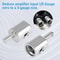 Car Audio Gauge Adapter For Amplifier Power Ground Wire Gauge To Gauge Input Reducer 4