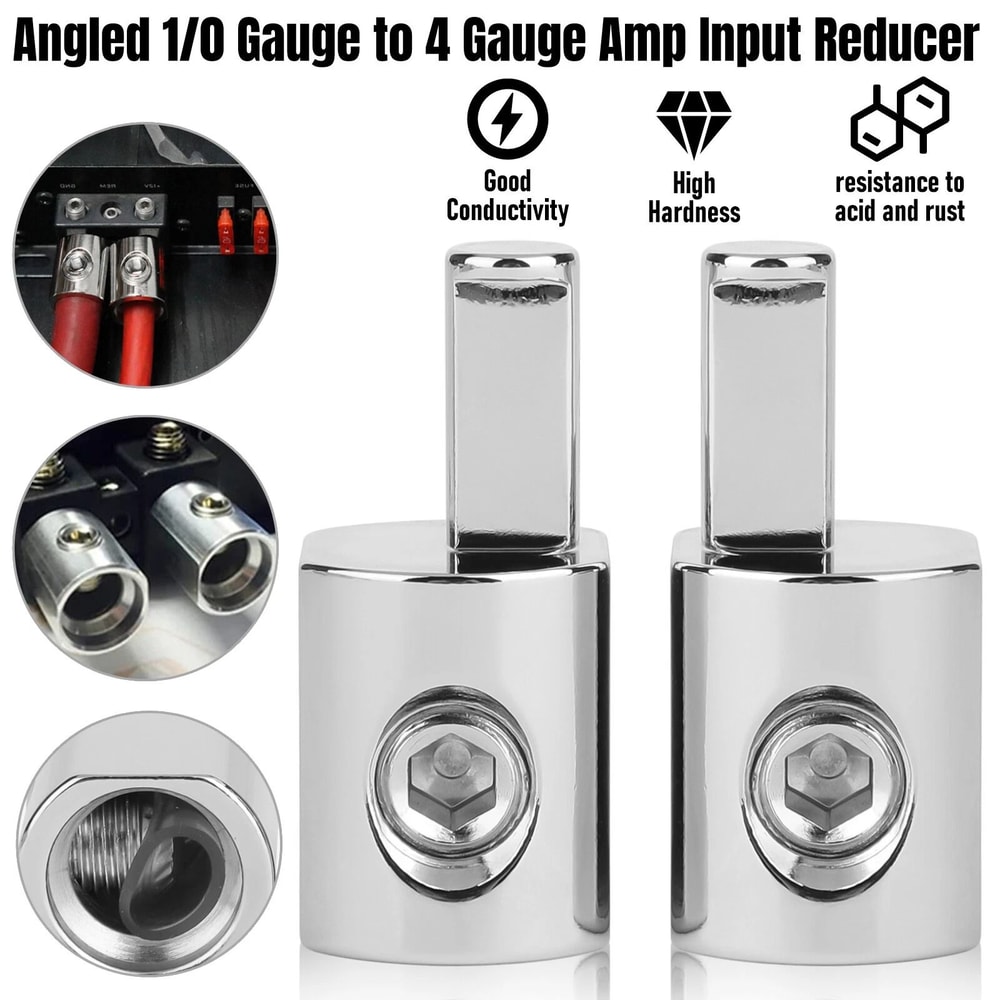 Car Audio Gauge Adapter For Amplifier Power Ground Wire Gauge To Gauge Input Reducer 1