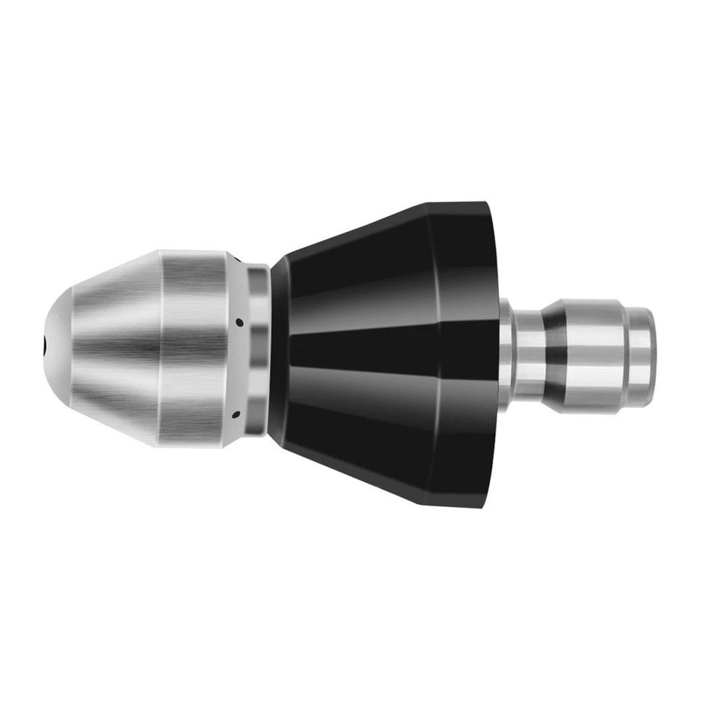 Highpressure Sewer Cleaning Nozzle Pipe Cleaner With Connector Stainless Steel 0