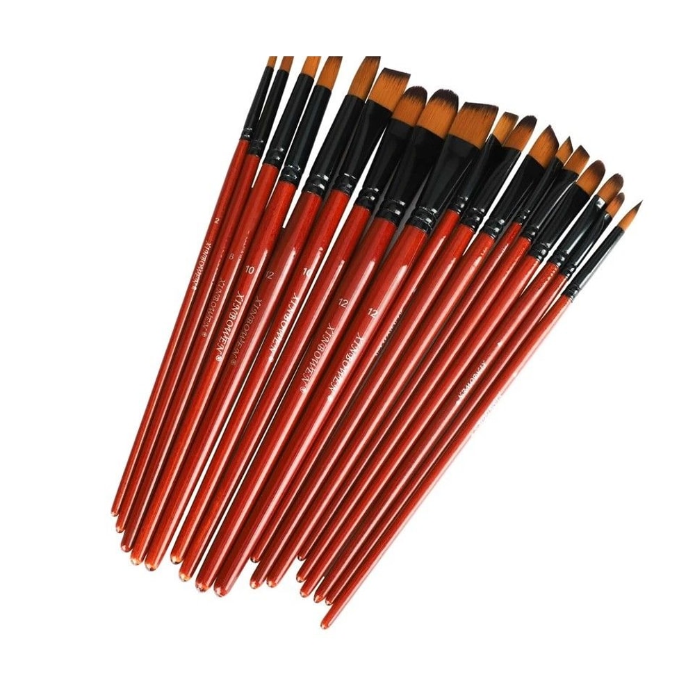 Artist Paint Brushes For Acrylic Oil And Watercolor Painting 0