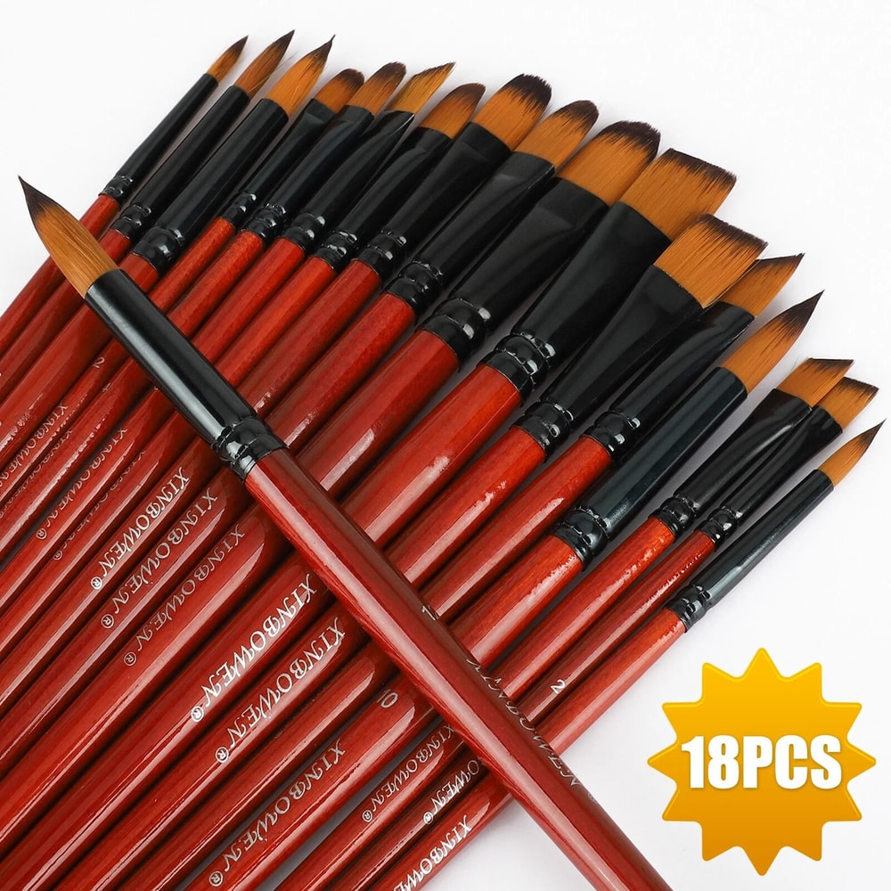 Artist Paint Brushes For Acrylic Oil And Watercolor Painting 6