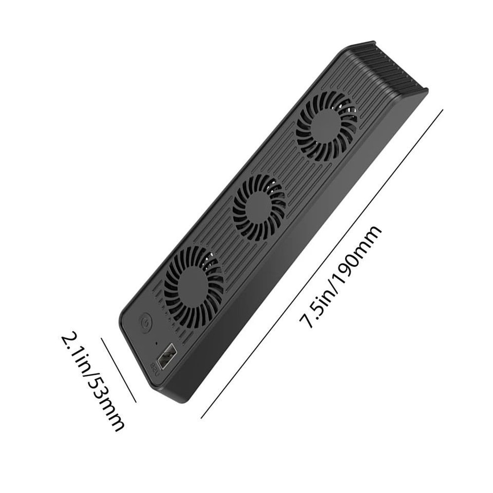 Cooling Fan With LED Lights External USB Fan For PlayStation Console 6