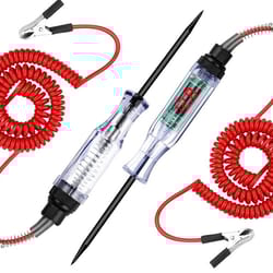 digital voltage circuit tester for automotive dc, lcd display, set for car & truck diagnostics